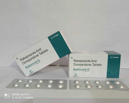 Rabeprazole and Domperidone Tablets, Packaging Type : Alu-Alu