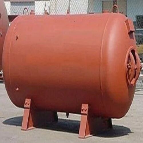 Cylindrical Gases Mild Steel Pressure Vessel, Color : Brick Red