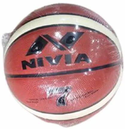 Red Rubber Nivia Engraver Basketball