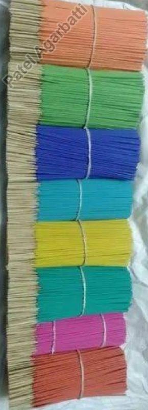 Wood Powder colored incense sticks, Length : 5-10 Inch-10-15 Inch