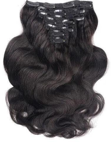 Human Hair Clip Weft