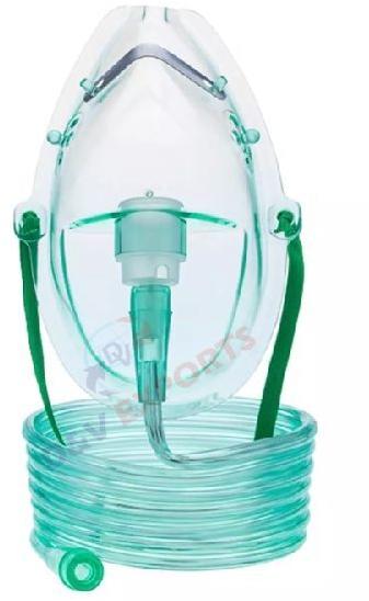 Plastic Oxygen Mask, for Hospital, Size : Standard