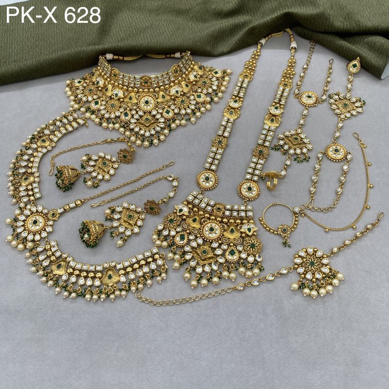 Rajwadi Plated Full Bridal Set