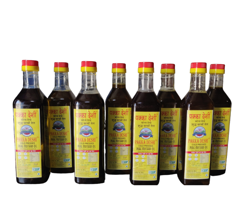 Pakka Deshi Black Mustard Oil at Rs 220 / Litre in Balrampur | Anika ...