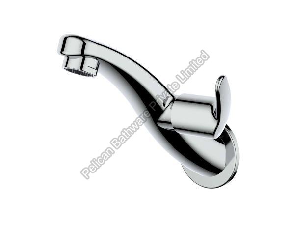 Dowel Sink Cock With Swinging Spout and Wall Flange