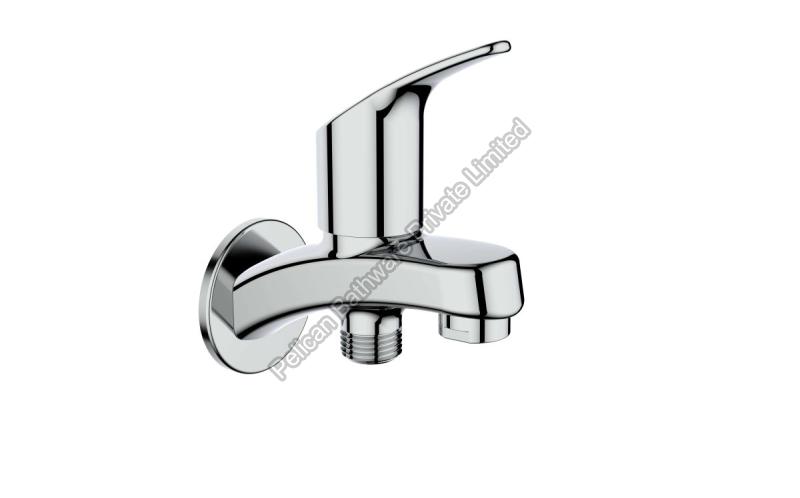 Silver Dowel Two Way Bib Cock, for Bathroom, Feature : Fine Finished, Rust Proof, With Wall Flange