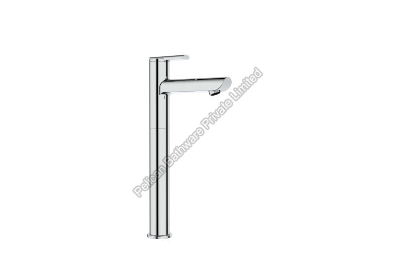 Silver Pioneer High Neck Pillar Cock, for Bathroom, Feature : Fine Finished, Durable