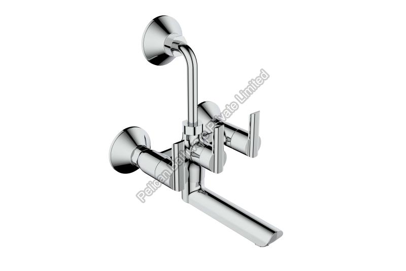 Pioneer Wall Mixer with Overhead Shower System