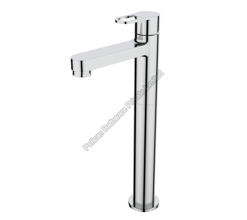 Sky Signature High Neck Single Lever Basin Mixer With Braided Hose