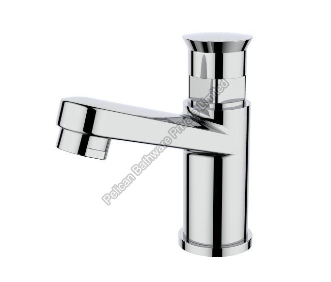 Silver Chrome Brass Soft Touch Pillar Cock, for Bathroom, Feature : Fine Finished