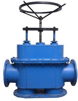 High Cast Iron Double Beat Valve, for Industrial, Color : Blue