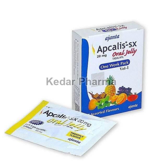 Apcalis-SX 20mg Oral Jelly, Packaging Type : Box