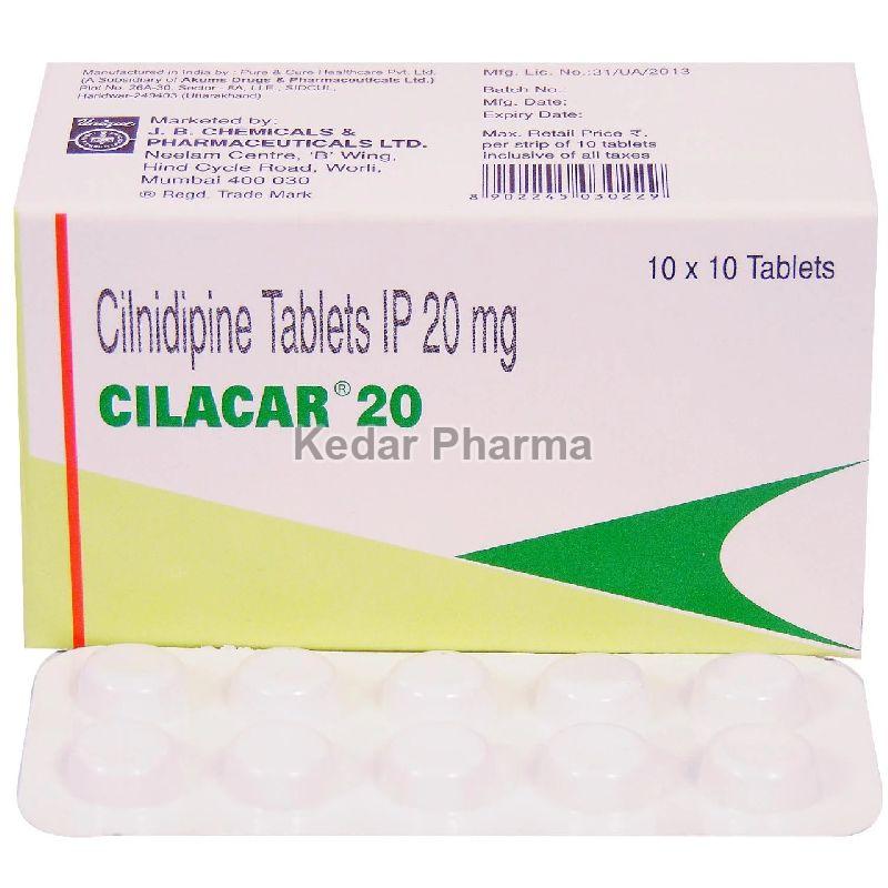 Cilacar 20mg Tablets, Grade Standard : Medicine Grade
