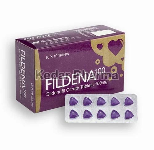 Fildena 100mg Tablets, Packaging Type : Blister