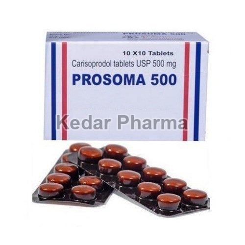 Prosoma 500mg tablets, Grade Standard : Medicine Grade