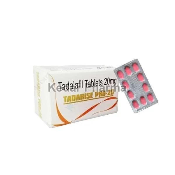 Tadarise Pro 20mg Tablets, Packaging Type : Blister