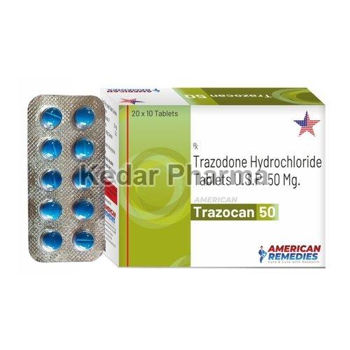Trazocan 50mg Tablets, Packaging Type : Blister