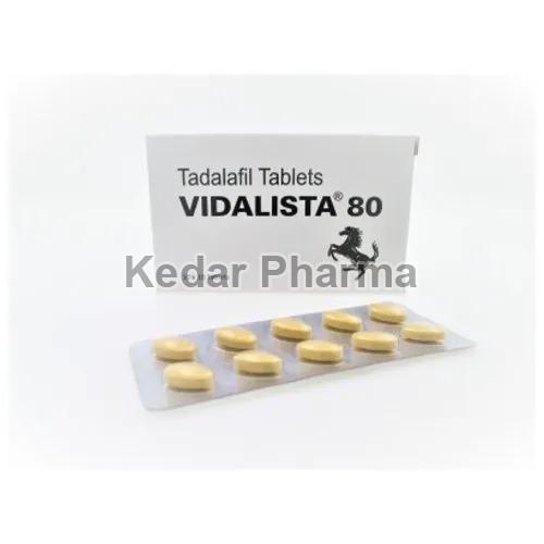 Vidalista 80mg Tablets, Packaging Type : Blister