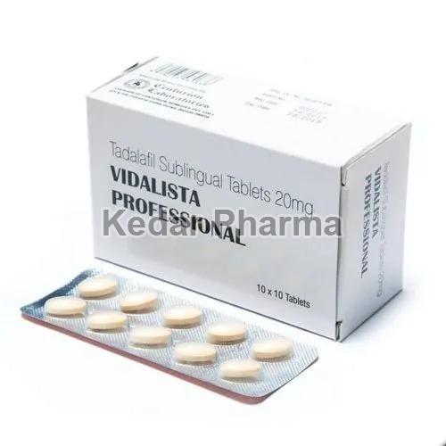 Vidalista Professional 20mg Tablets, Packaging Type : Blister