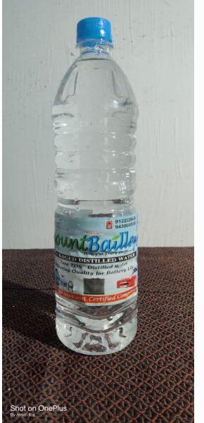 1 Litre Distilled Water, Packaging Type : Plastic Bottle