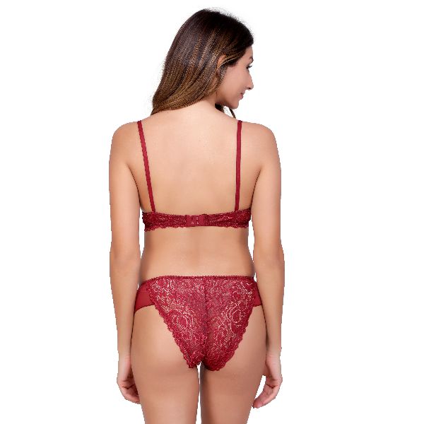 Designer Maroon Bra Panty Set, for Inner Wear, Feature : Comfortable, Anti  Wrinkled at Rs 150 / Set in Greater Noida
