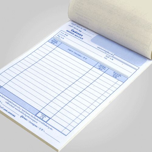 receipt book printing services