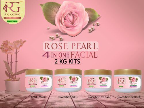 ROSE PEARL FACIAL KITS, Packaging Size : 500 GM 4 IN ONE 2 KG