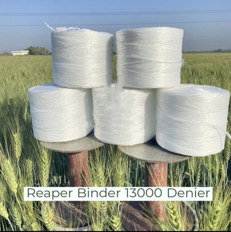 White Polypropylene Reaper Binder Rope, for Industrial, Technics : Machine Made