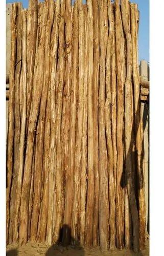 Round Wood Poles, Color : Brown