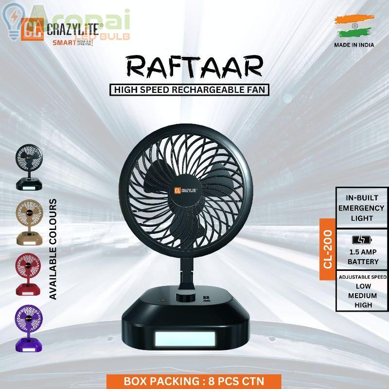 Polar Plastic Printed rechargeable fan, for Air Cooling, Voltage : 110V