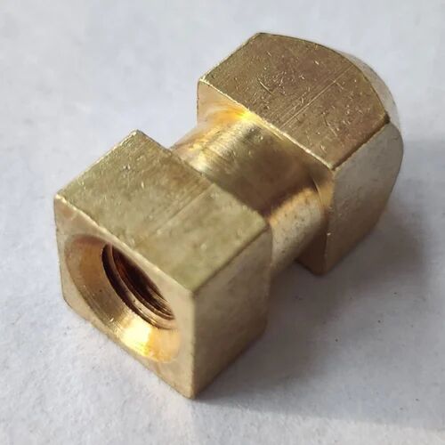 Brass Female Connector, Color : Golden