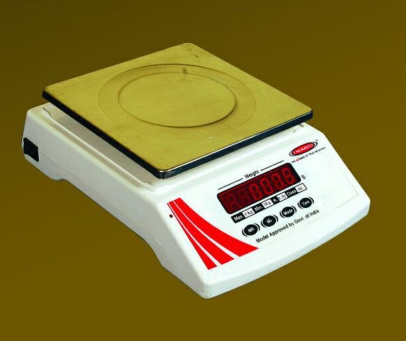 Square Silver Scale, for Weighing Goods, Display Type : Digital