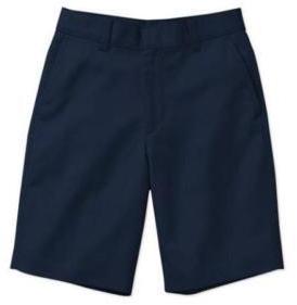 Navy Blue Boys School Uniform Shorts Fabric