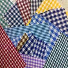 Cotton School Uniform Check Shirt Fabric, Size : XL