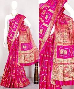 Sleeveless Printed Cotton Sarees, For Shrink-resistant, Technics : Machine Made