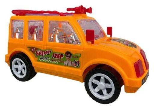 Multicolor Plastic Jeep Toy