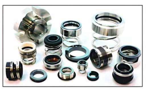 Round Polished Stainless Steel Mechanical Shaft Seal, for Pump Use, Color : Silver