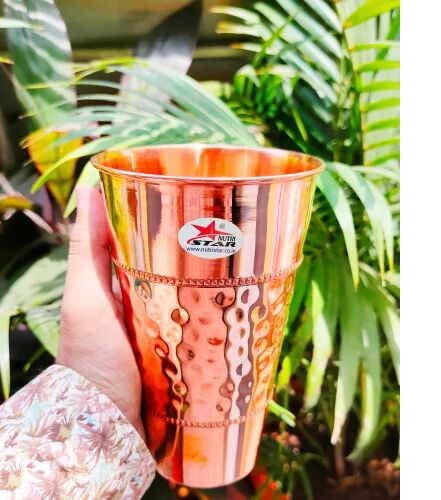 Copper Lassi Glass, for Home, Capacity : 500ml