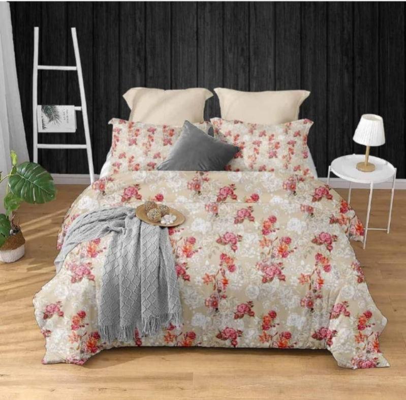 Multicolor 90x100 Inches Polycotton Comforter, Pattern : Printed