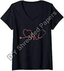 Half Sleeve women t-shirts, Pattern : Plain