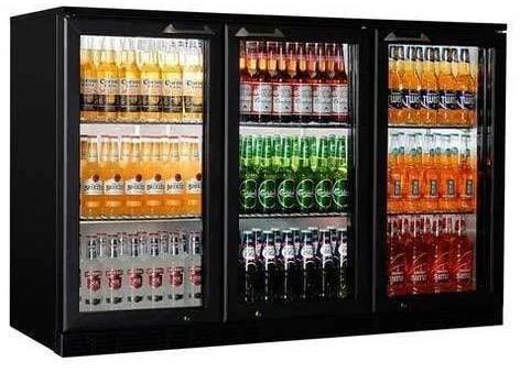 Three Door Back Bar Chiller, Feature : Durable, Fast Cooling