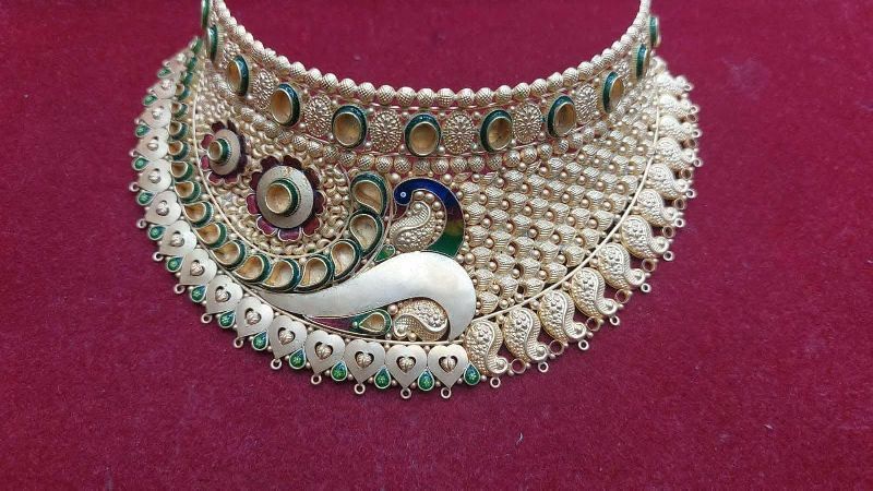 Polished Designer Silver Necklace Set, Feature : Fine Finishing