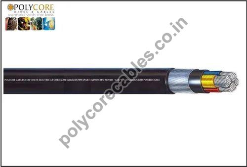 3.5 Core 300 Sq.mm Aluminium XLPE Armoured Power Cable