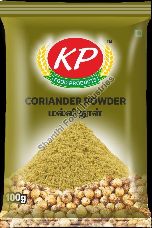 KP 100 gm Coriander Powder, Packaging Type : Plastic Pouch