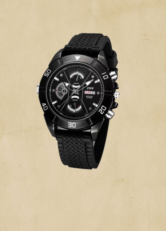 Metal Spy Wrist Watch, Packaging Type : Carton Box