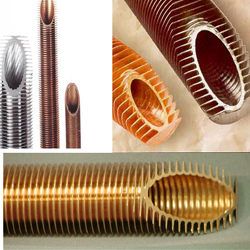 Indigo Copper Finned Tubes, For Construction, Industrial, Certification : Isi Certified