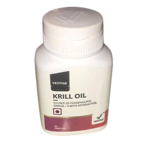 Vestige Prime Krill Oil Capsules, for Cure Joint, Inflammation, Maintain Cholestrol, Improve Brain Function