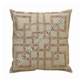 Rectangular Embroidered Black Velvet Cushion Cover, For Sofa, Chairs, Technics : Machine Made