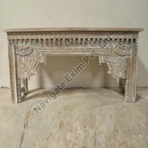 Horizontal Hand Carved elegant Hall Table, Speciality : Shrink Resistant, Scratch Proof, Long-Life