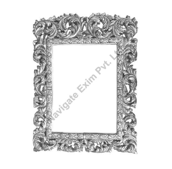Polished Silver Plated Console Mirror, for Household, Hotels, Mounting Type : Wall Mounted